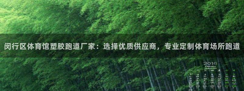 红足1世足球比分：闵行区体育馆塑胶跑道厂家：选择优质供应商，专业定制体育场所跑道