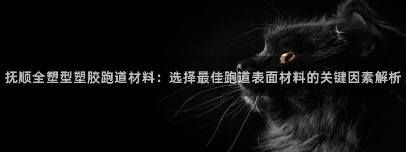 红足1一世足球手机：抚顺全塑型塑胶跑道材料：选择最佳跑道表面材料的关键因素解析