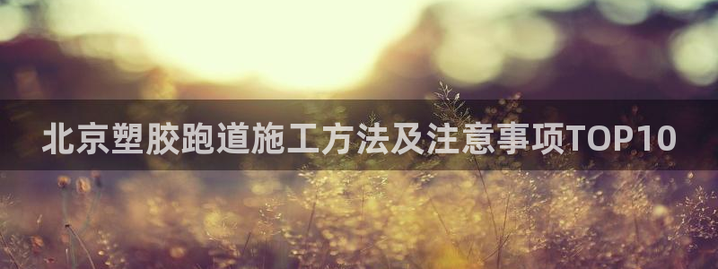 红足1世手机版下载：北京塑胶跑道施工方法及注意事项TOP10