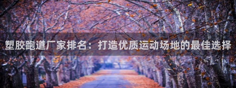 新2足球平台出租网站：塑胶跑道厂家排名：打造优质运动场地的最佳选择