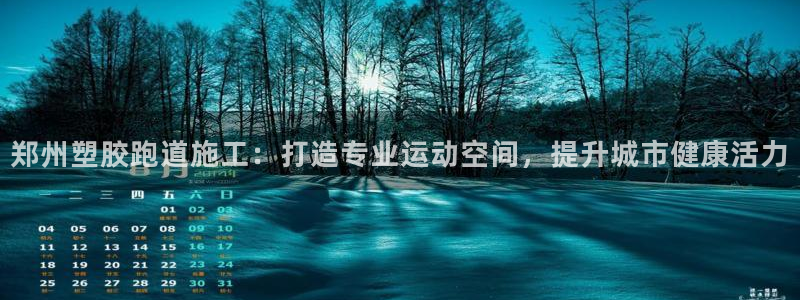 百度红足一1是干什么的：郑州塑胶跑道施工：打造专业运动空间，提升城市健康活力