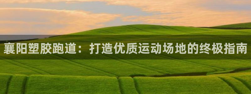 红足一1世手机皇冠：襄阳塑胶跑道：打造优质运动场地的终极指南