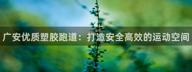 红足i世足球手机网：广安优质塑胶跑道：打造安全高效的运动空间