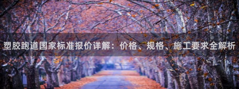 红足网足球直播：塑胶跑道国家标准报价详解：价格、规格、施工要求全解析